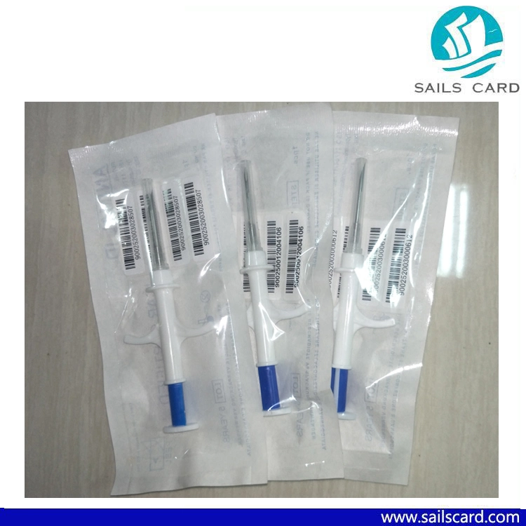 134.2kHz RFID Microchip for Animal ID Tracking with Injection Syringe