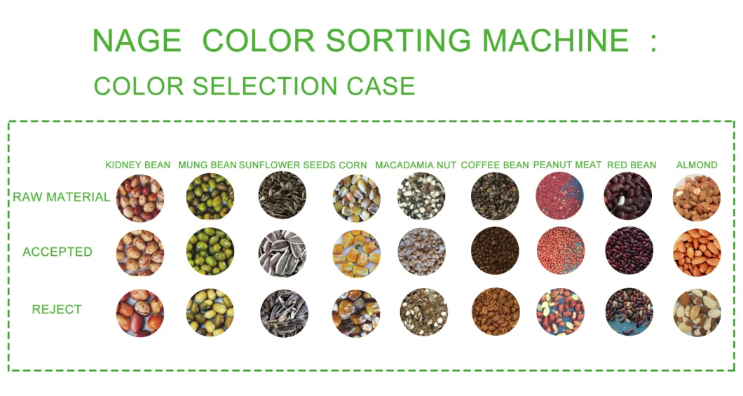 Desiccated Coconut Powder Color Sorting Machine with America Fpga Process Chip