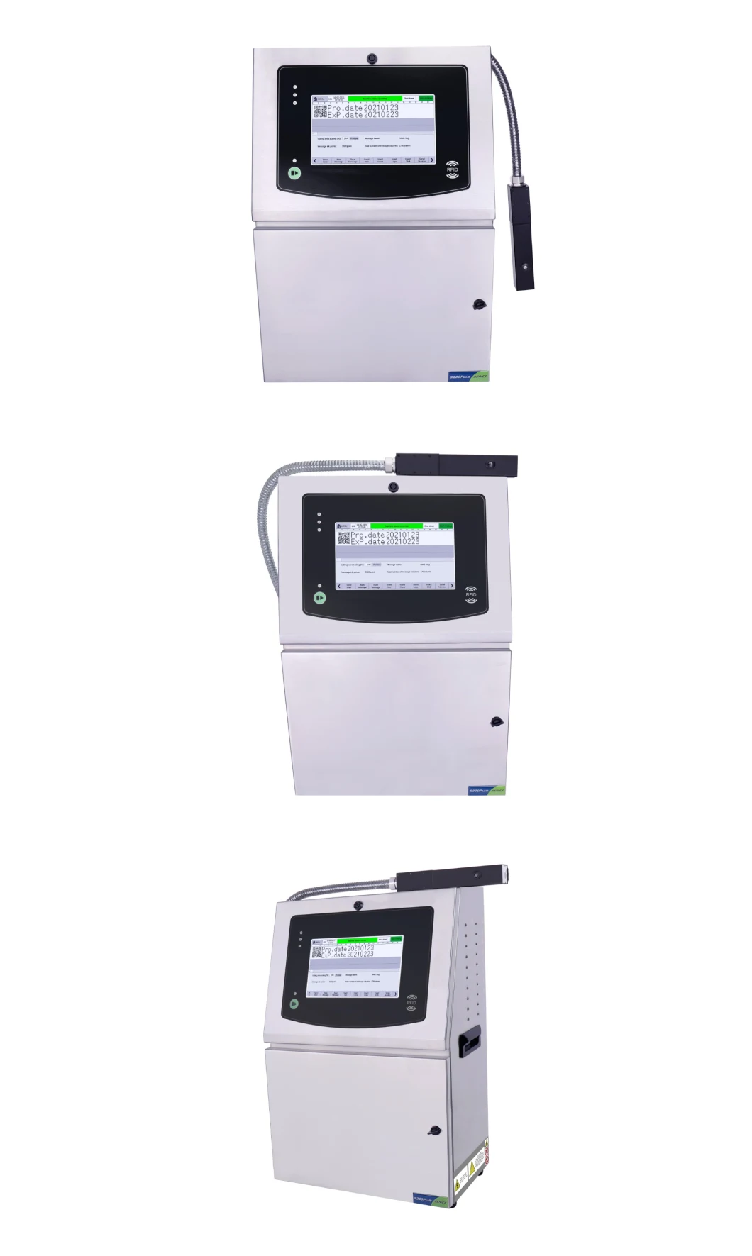 Docod OEM ODM S200plus Code Inkjet Printing Printer Industrial for Expiry Date Logo Barcode on Wire Pipe
