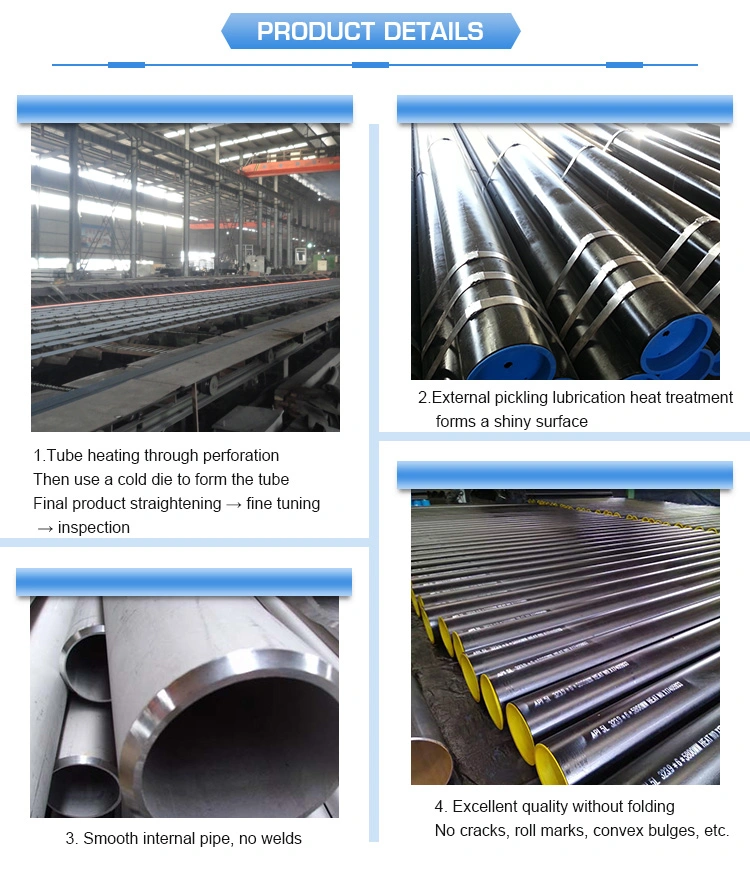 High Quality DIN 2448 St 37 Carbon Seamless Steel Pipe
