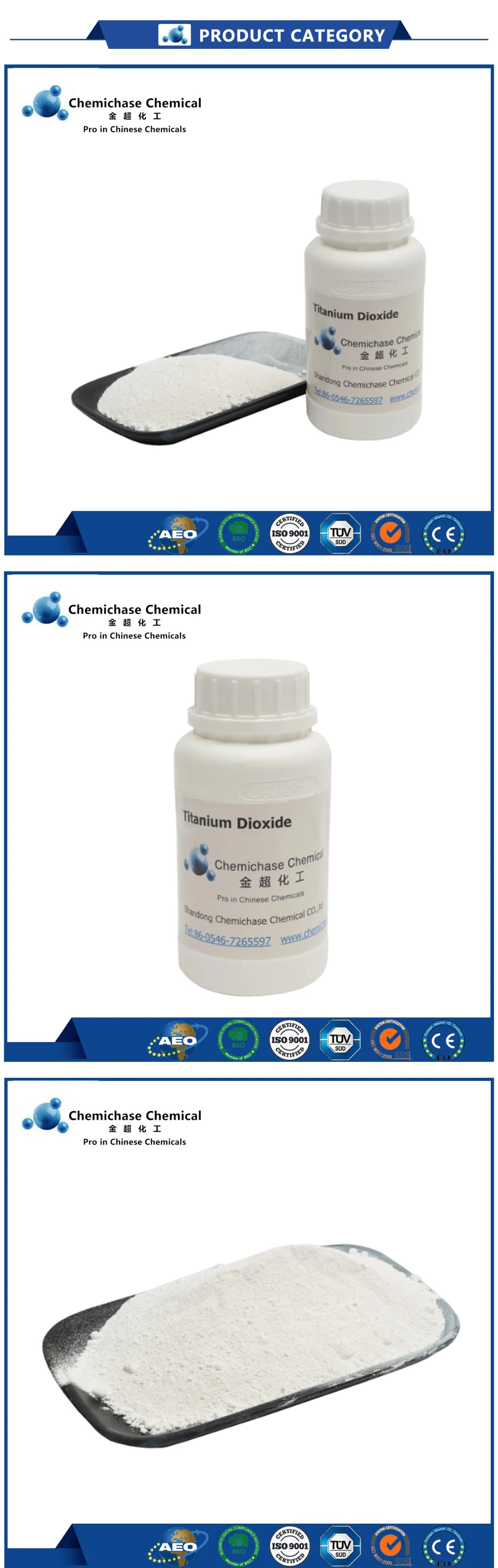 Shandong Chemichase Titanium Dioxide Rutile Ti02 Hot Sale