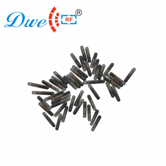 2.12*12mm ISO 11784 11785 Microchip Pet Livestock 134.2kHz RFID Glass Tag for Pet Identification