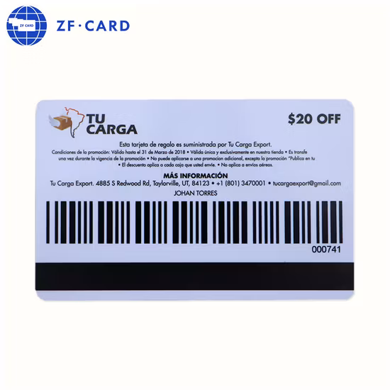 Glossy/Matte 3 Track Hico Magnetic Stripe Atmel 24c02 Contact Chip Card